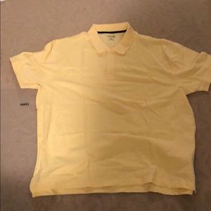 St. John’s bay pale yellow polo shirt size XXL